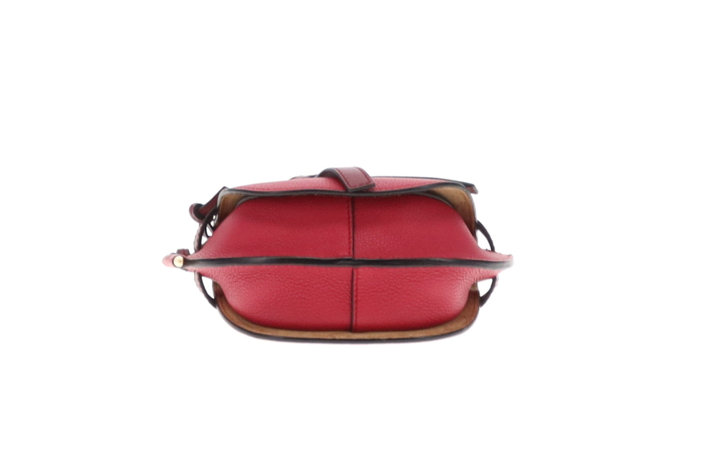 Loewe Raspberry Leather Mini Gate Bag