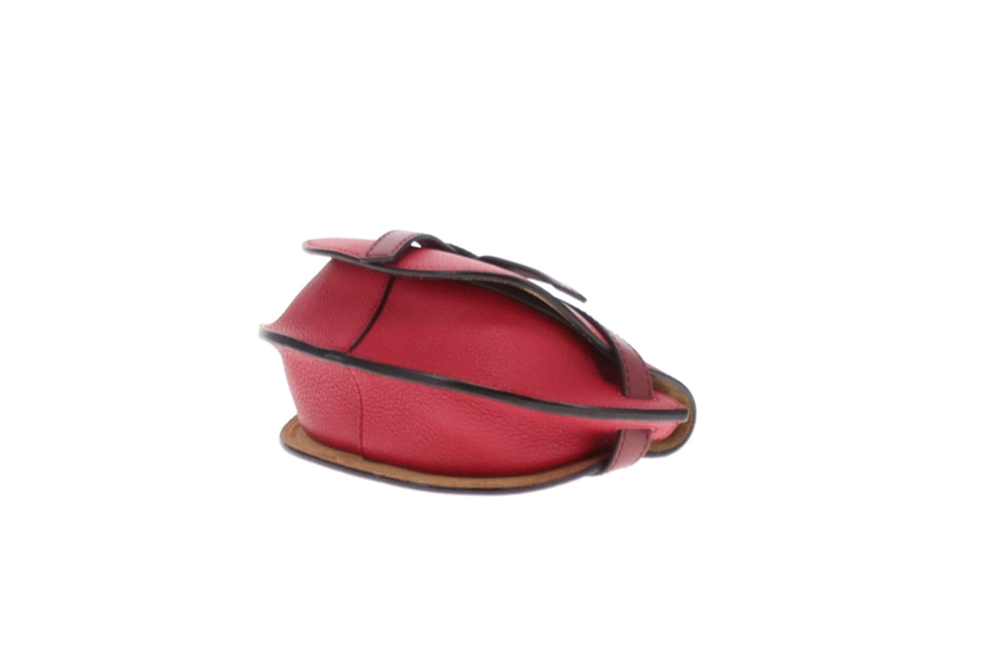 Loewe Raspberry Leather Mini Gate Bag