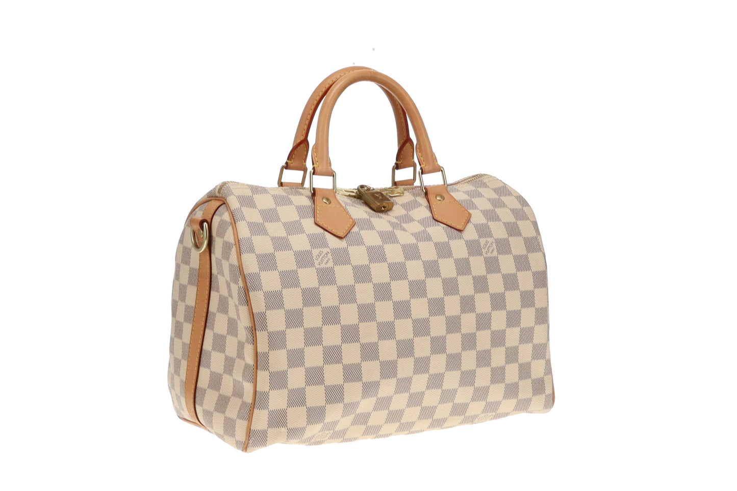 Louis Vuitton Classic Damier Azur Canvas Speedy 30 Bandouliere DU0183 - 2013