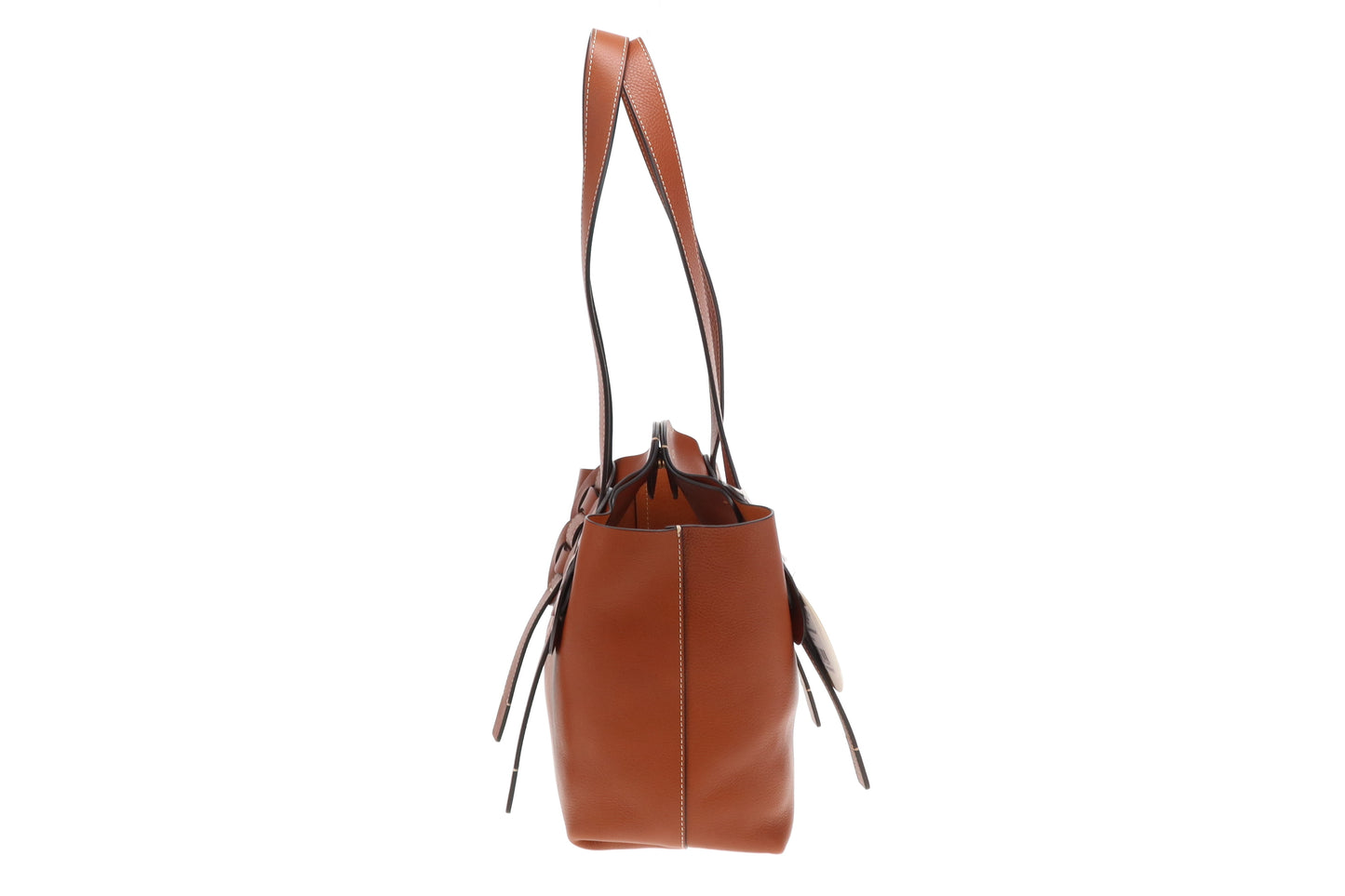 Chloe Caramel Leather Darryl Tote Bag