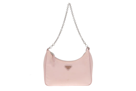 Prada Alabaster Pink Re-Edition 2005 Re-Nylon Bag