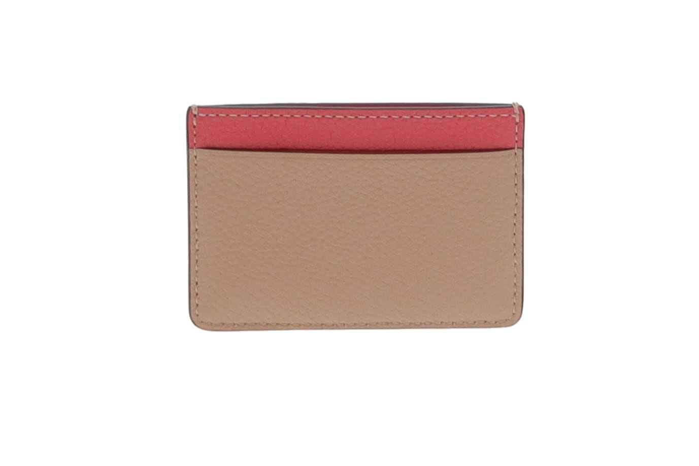 Coach Taupe and Pink Card Case