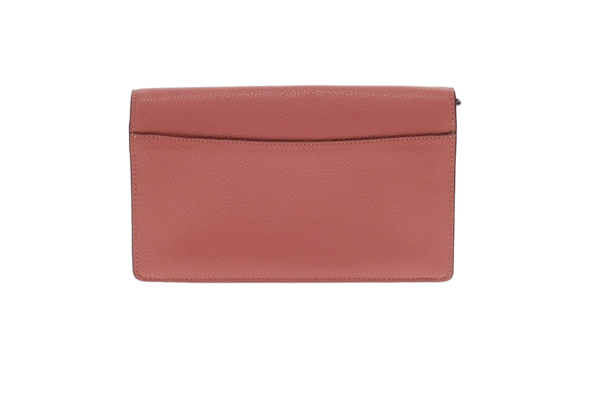 Coach Pink Foldover Crossbody Clutch