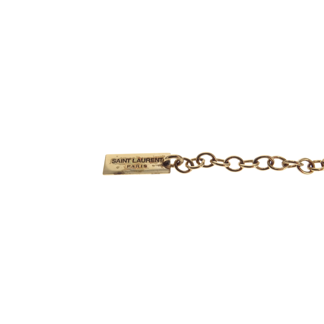 Saint Laurent Cassandre Goldtone Bracelet