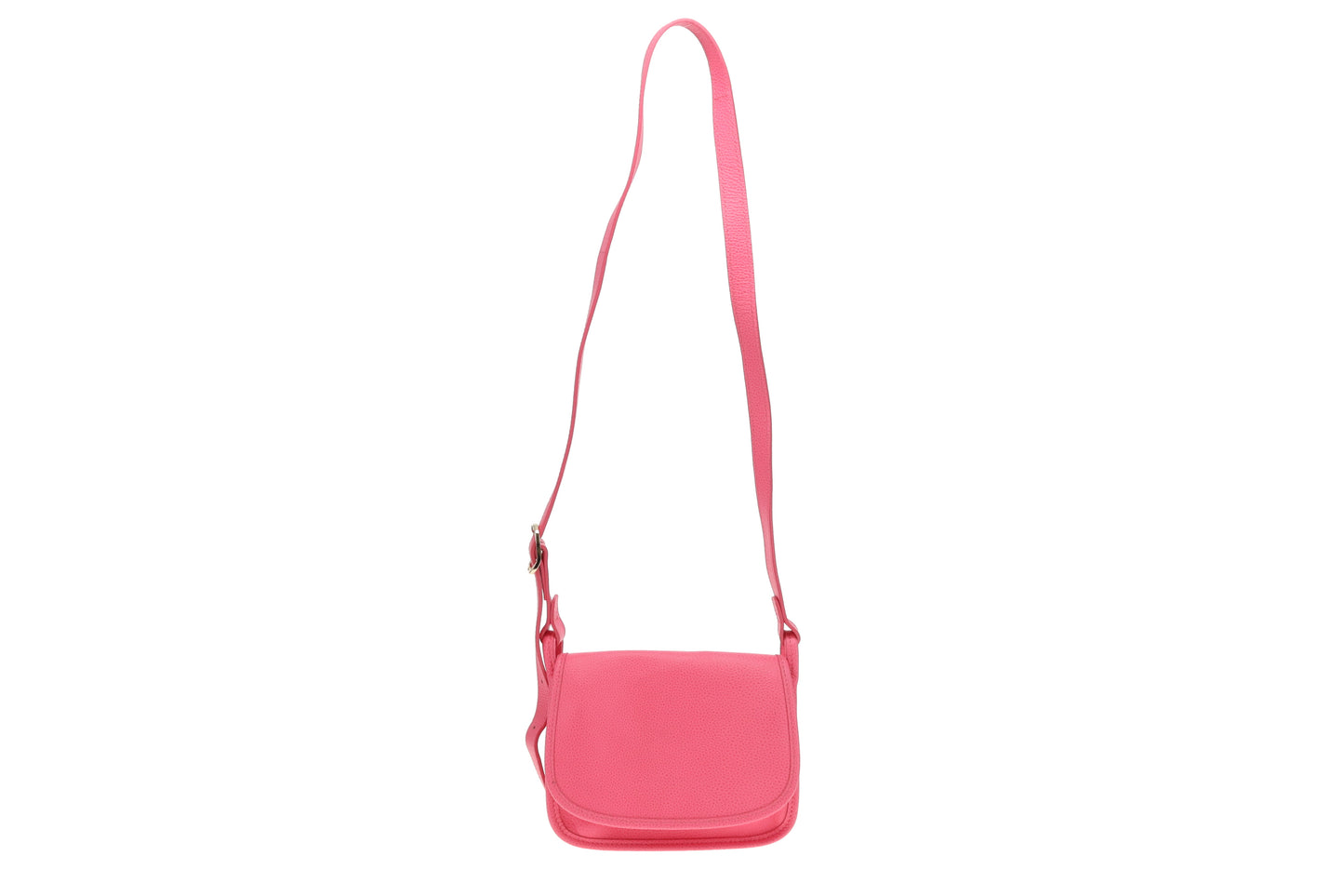 Longchamp Le Foulonne Pink Leather Crossbody Bag