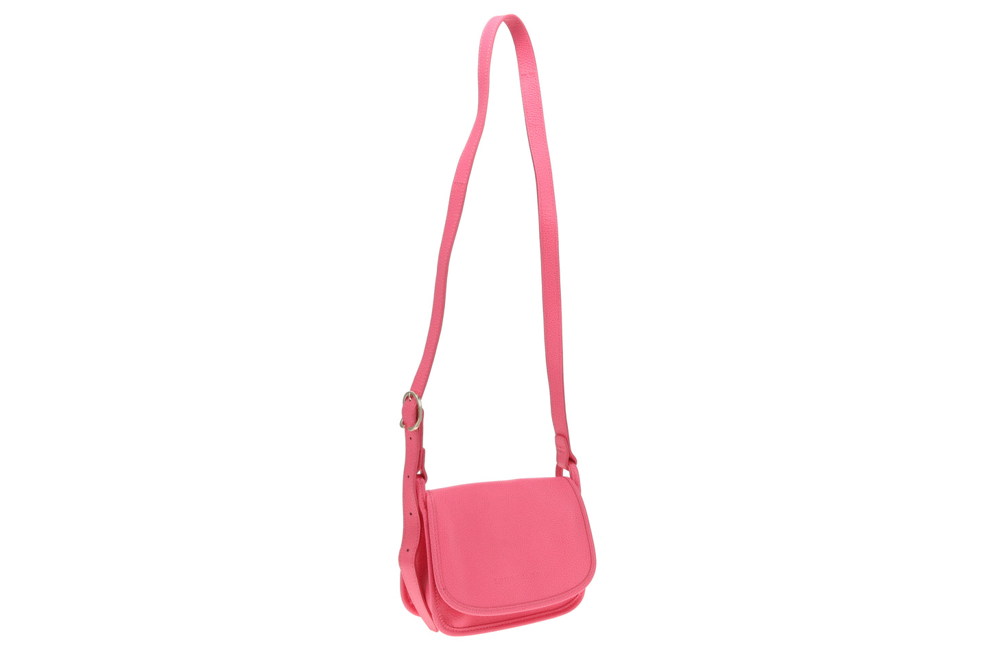 Longchamp Le Foulonne Pink Leather Crossbody Bag