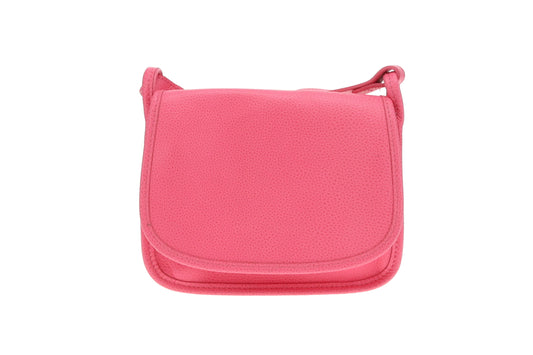 Longchamp Le Foulonne Pink Leather Crossbody Bag