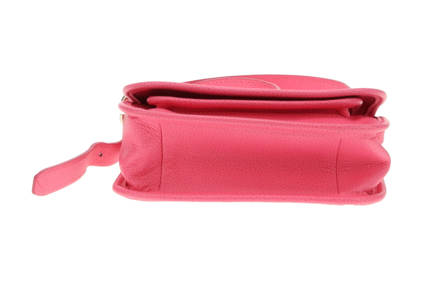 Longchamp Le Foulonne Pink Leather Crossbody Bag