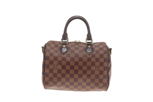 Louis Vuitton Classic Canvas Damier Ebene Speedy Bandouliere 25 CT0139 - 2019