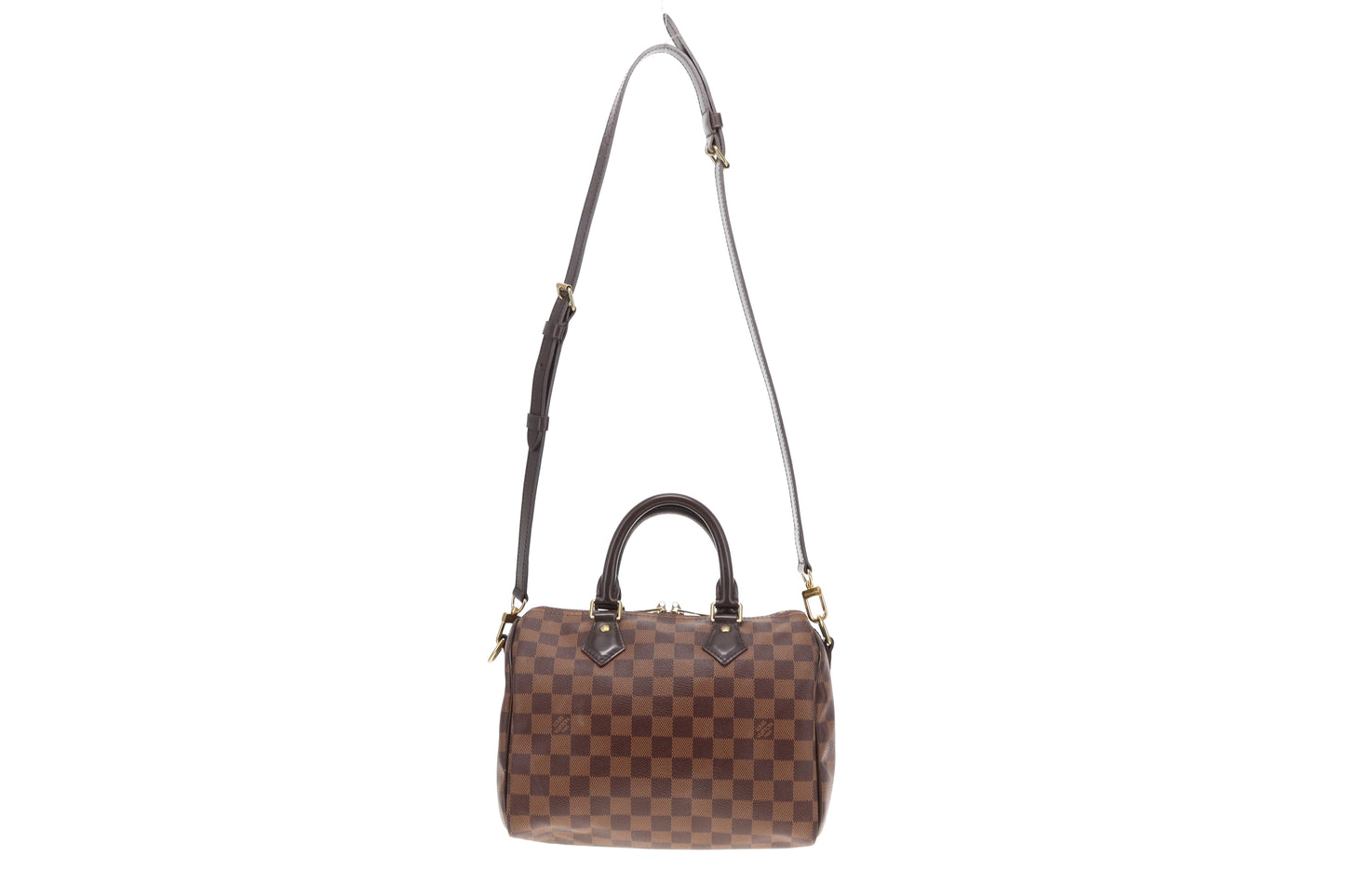 Louis Vuitton Classic Canvas Damier Ebene Speedy Bandouliere 25 CT0139 - 2019