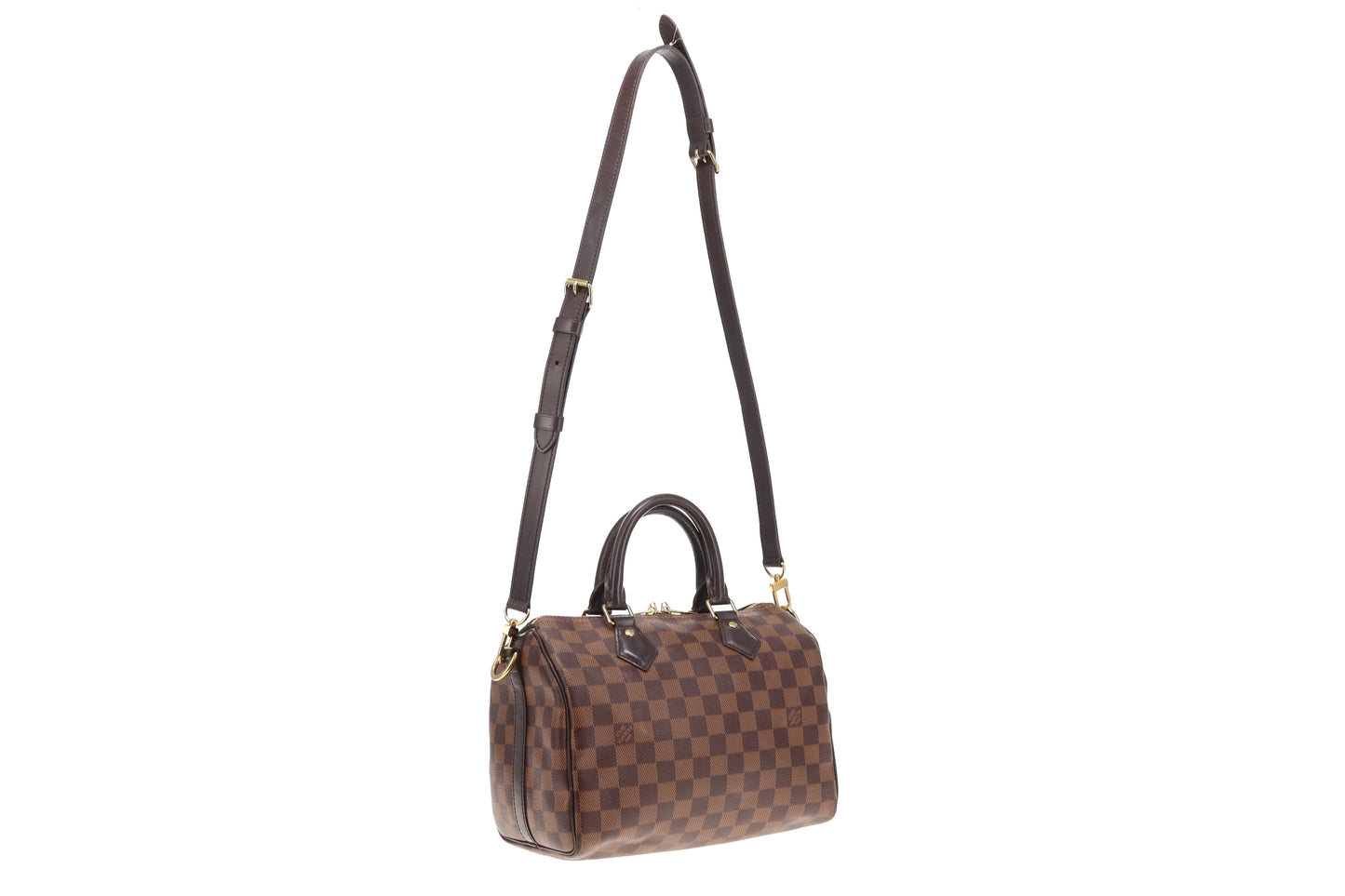 Louis Vuitton Classic Canvas Damier Ebene Speedy Bandouliere 25 CT0139 - 2019