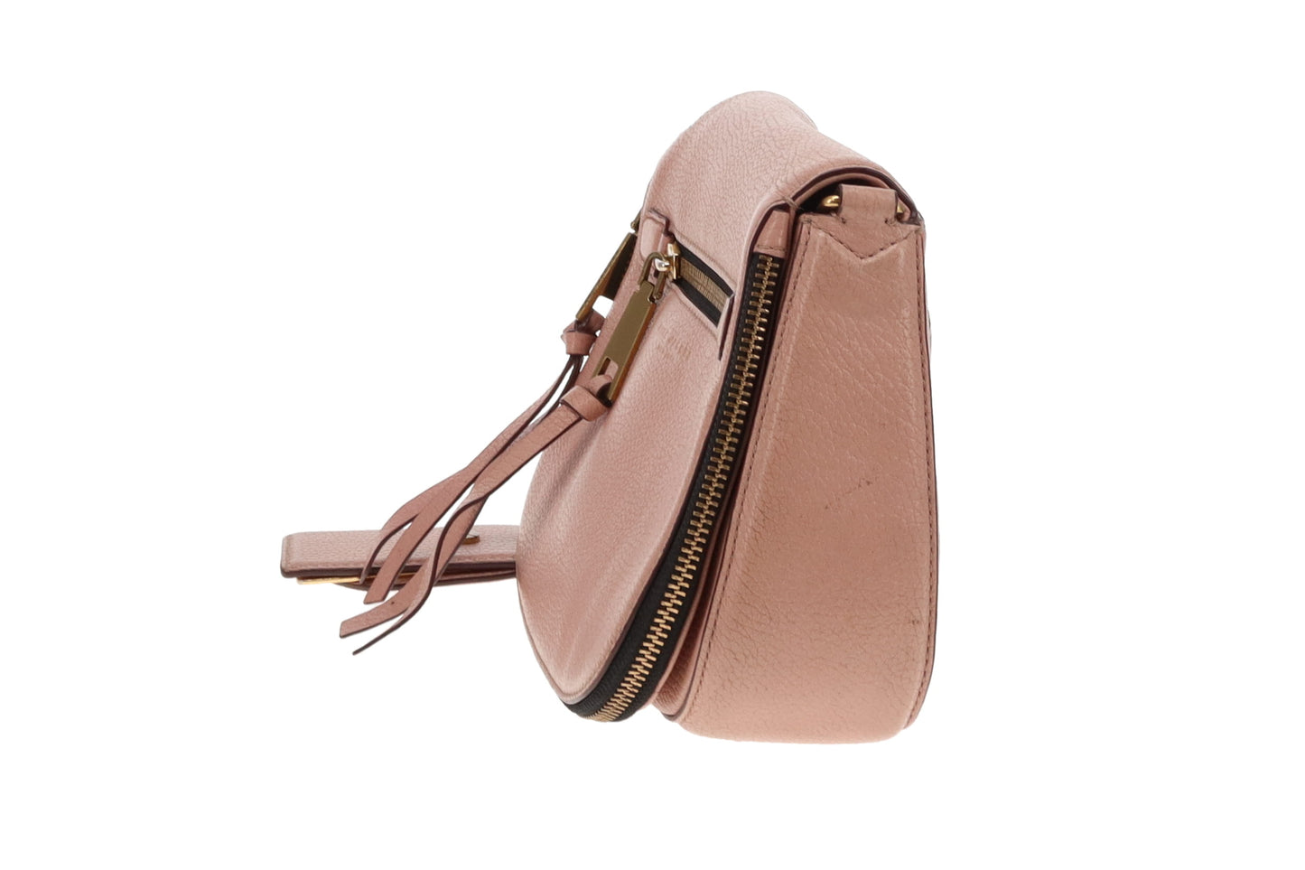 Marc Jacobs Pale Pink Small Recruit Saddle Bag