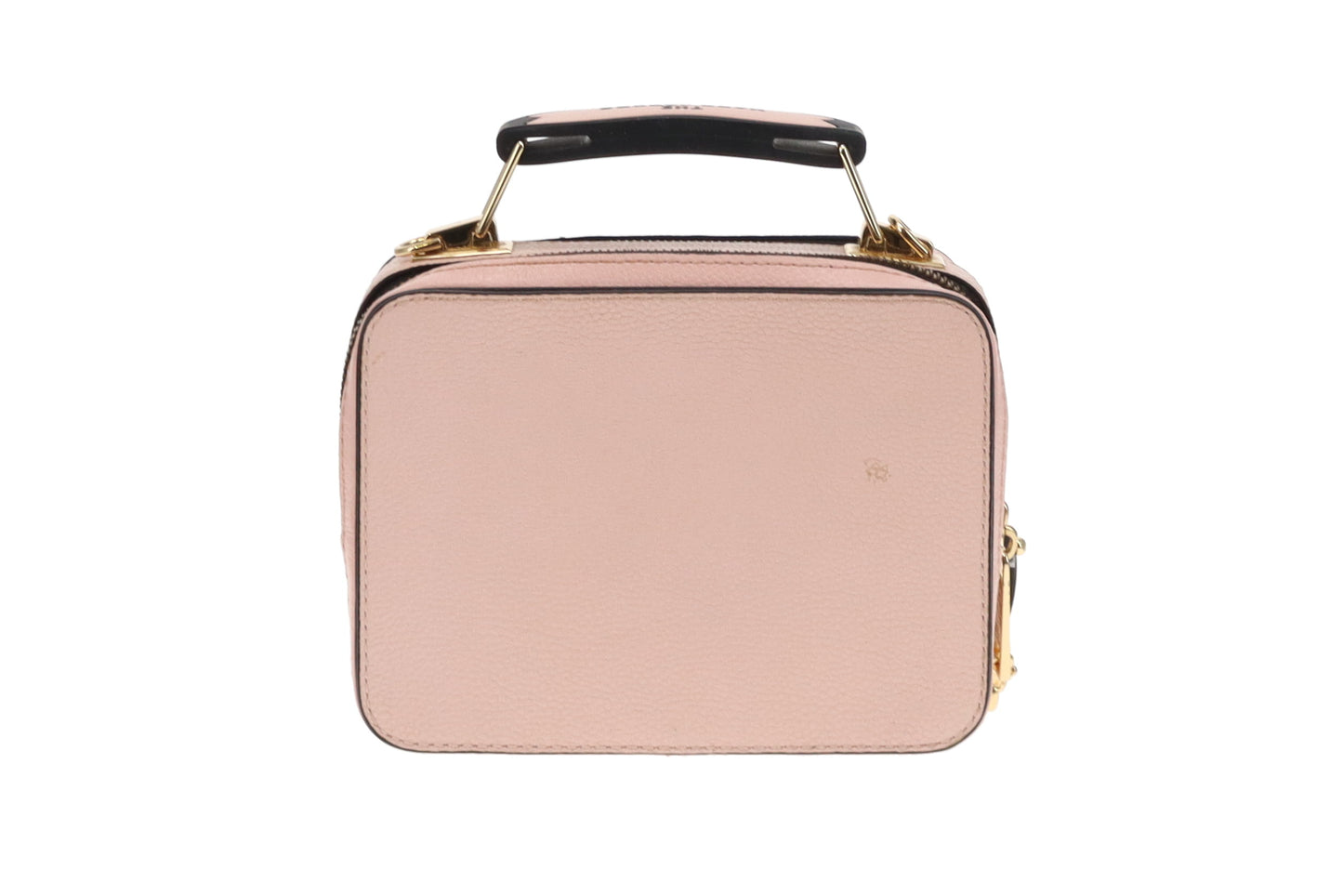 Marc Jacobs Pale Pink Leather The Box Bag with Strap