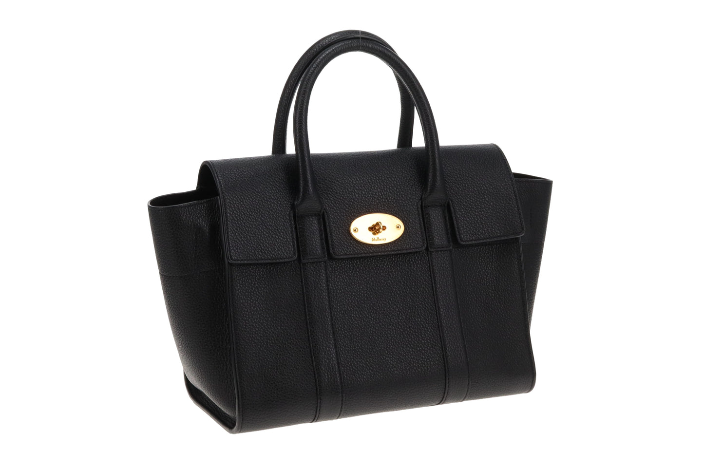 Mulberry Small Black Bayswater In Classic Grain Leather