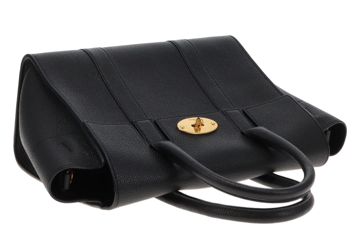 Mulberry Small Black Bayswater In Classic Grain Leather