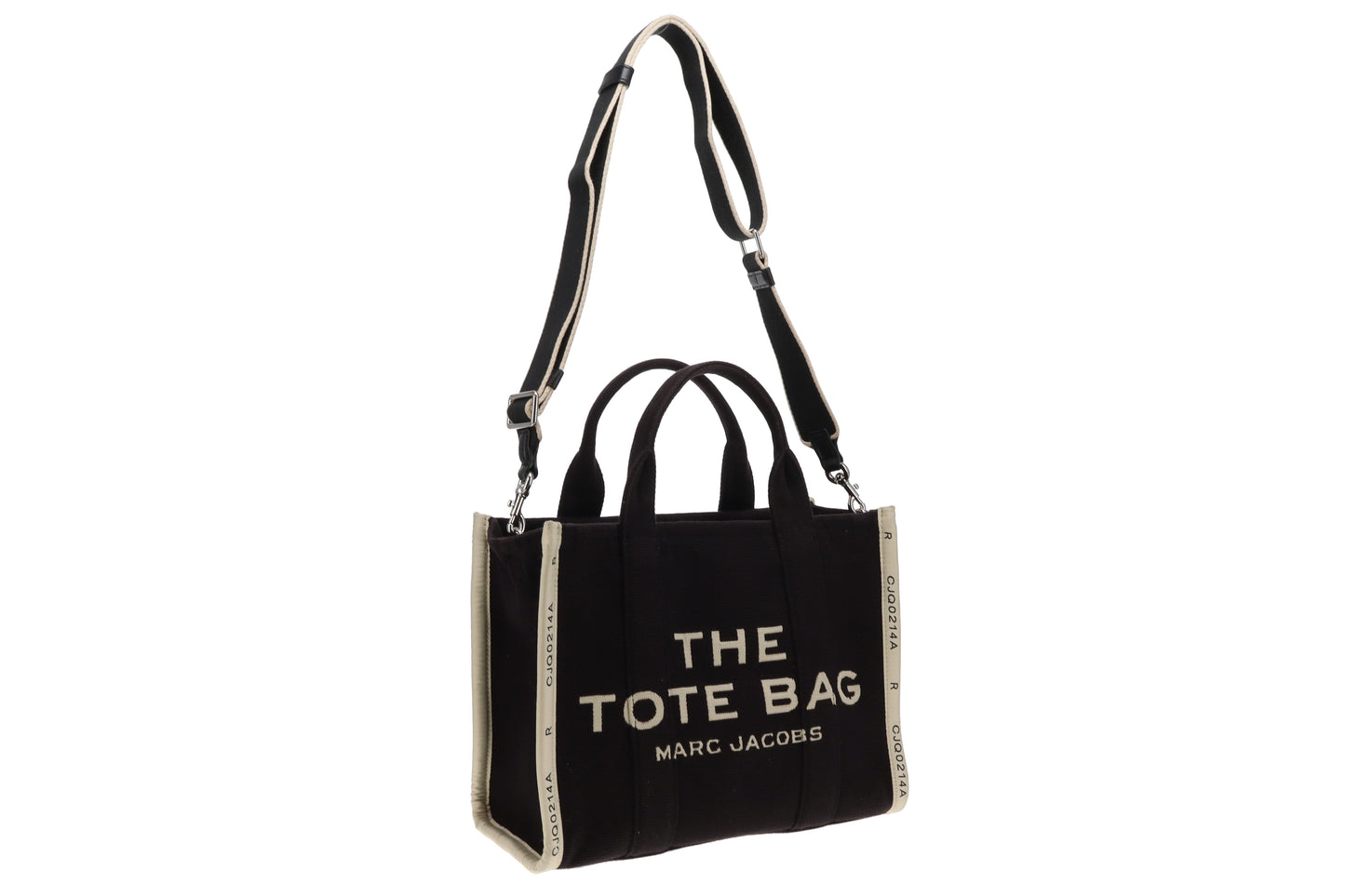 Marc Jaocbs Black and White Canvas Medium The Tote Bag