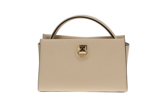 Mulberry Mini Iris Eggshell Micro Classic Grain Leather