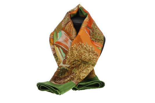 Hermes 100% Silk Nuba Mountain 90 x 90 Scarf