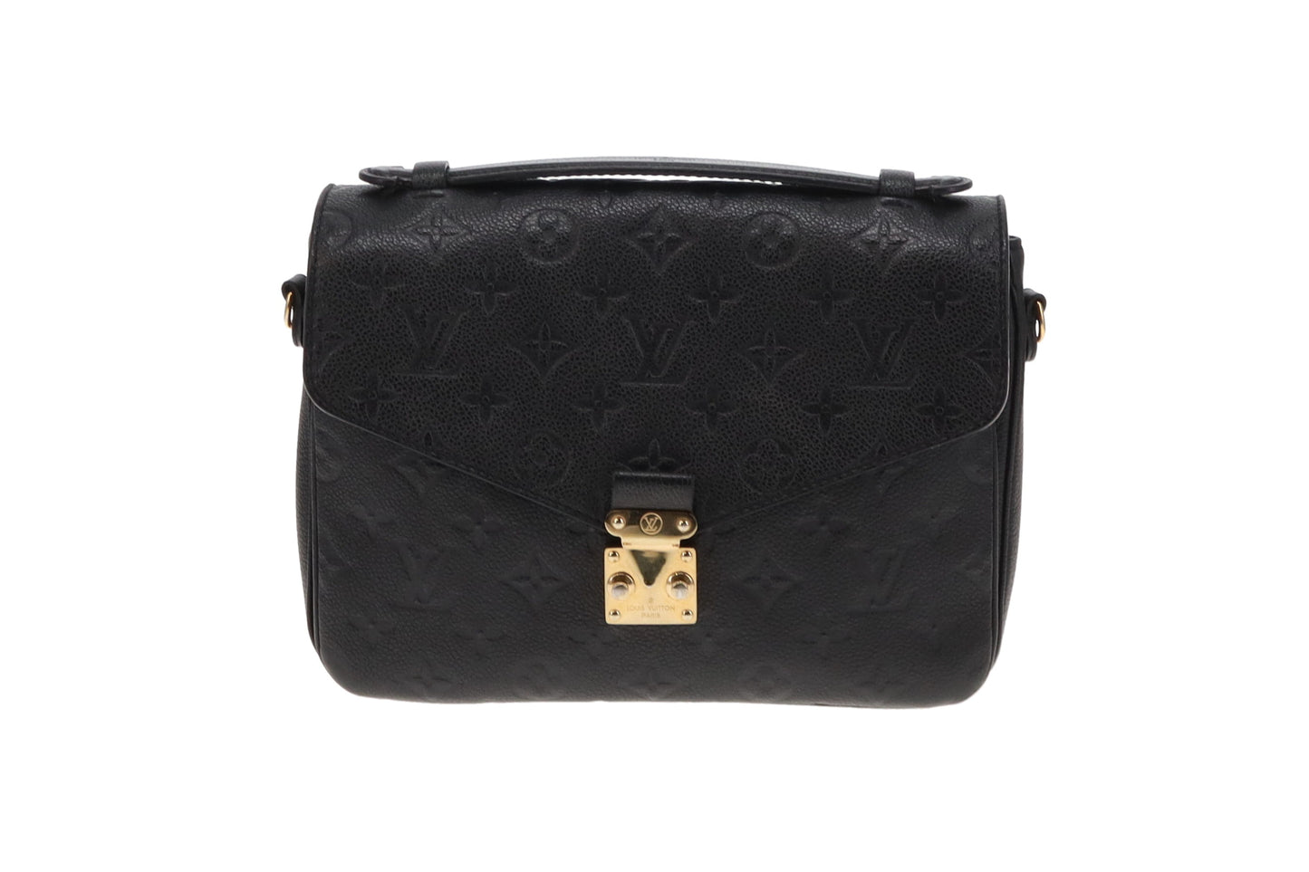 Louis Vuitton Black Empreinte Pochette Metis AR4107 - 2017