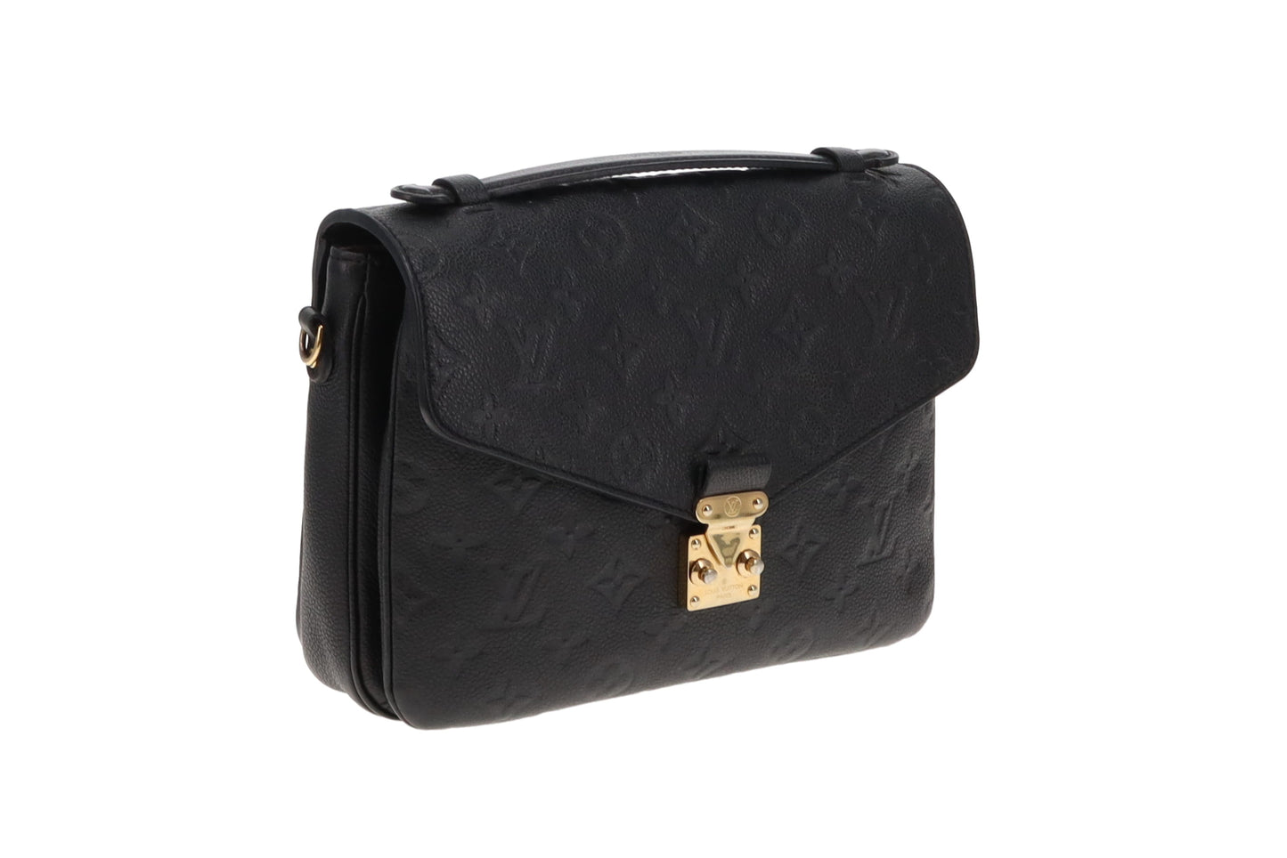 Louis Vuitton Black Empreinte Pochette Metis AR4107 - 2017