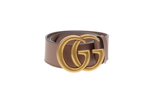 Gucci Rose Beige GG 4cm Belt 80cm