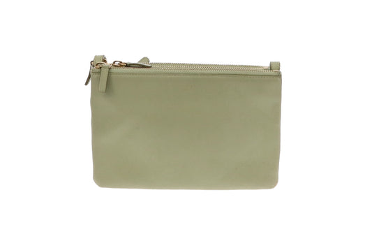 Celine Green Leather Trio Crossbody