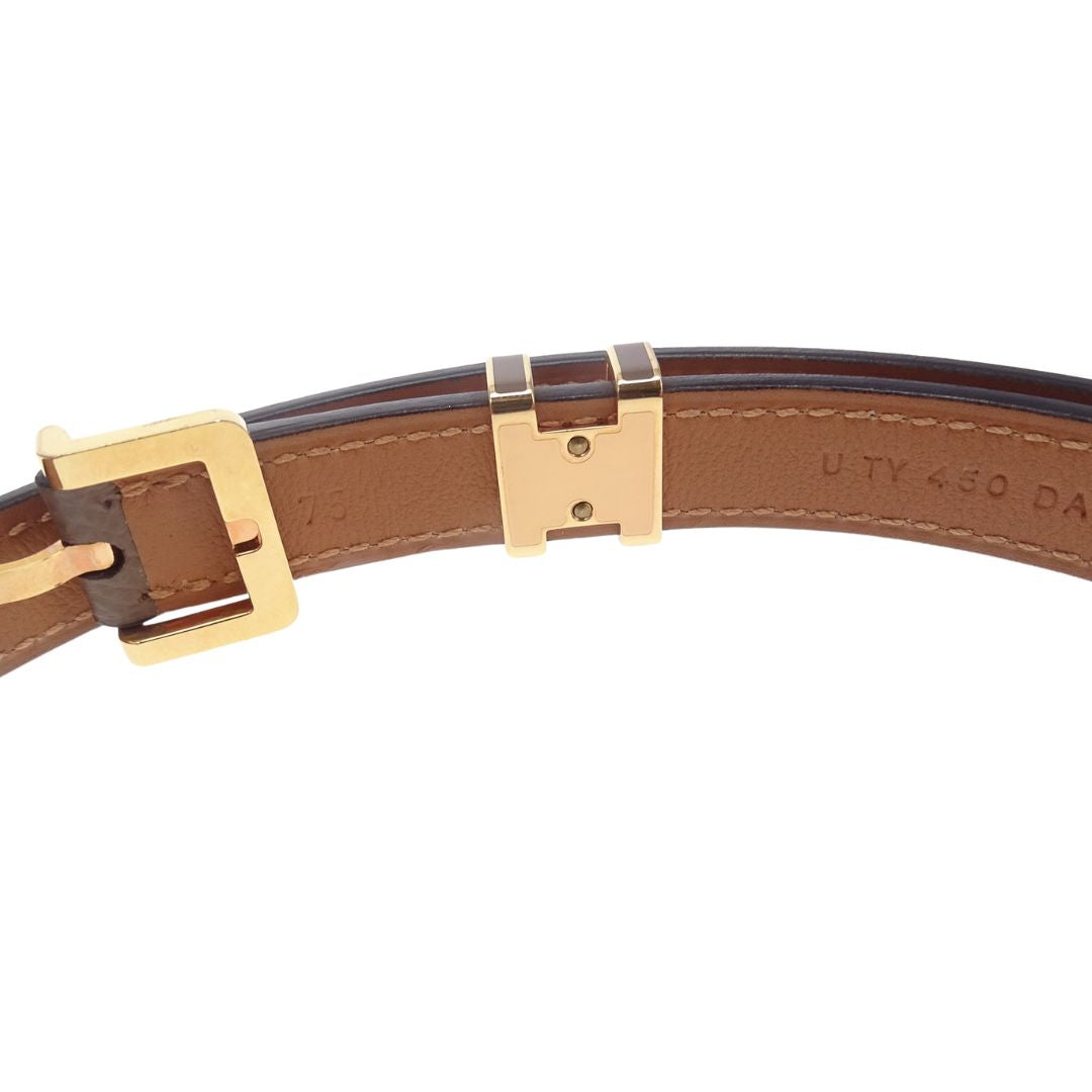 Hermes Etoupe Epsom Pop H 15 Belt 75cm