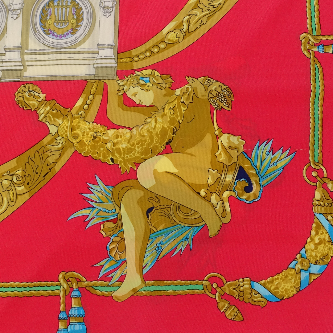 Hermes Hommage A Charles Garnier Silk Scarf 90cm