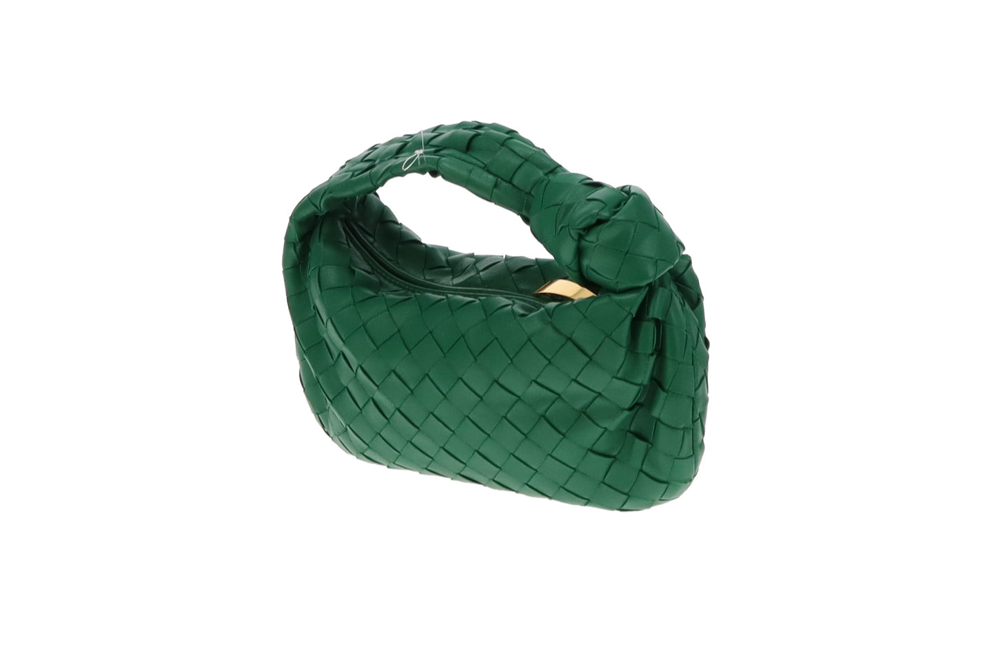 Bottega Veneta Green Lambskin Intrecciato Mini Jodie