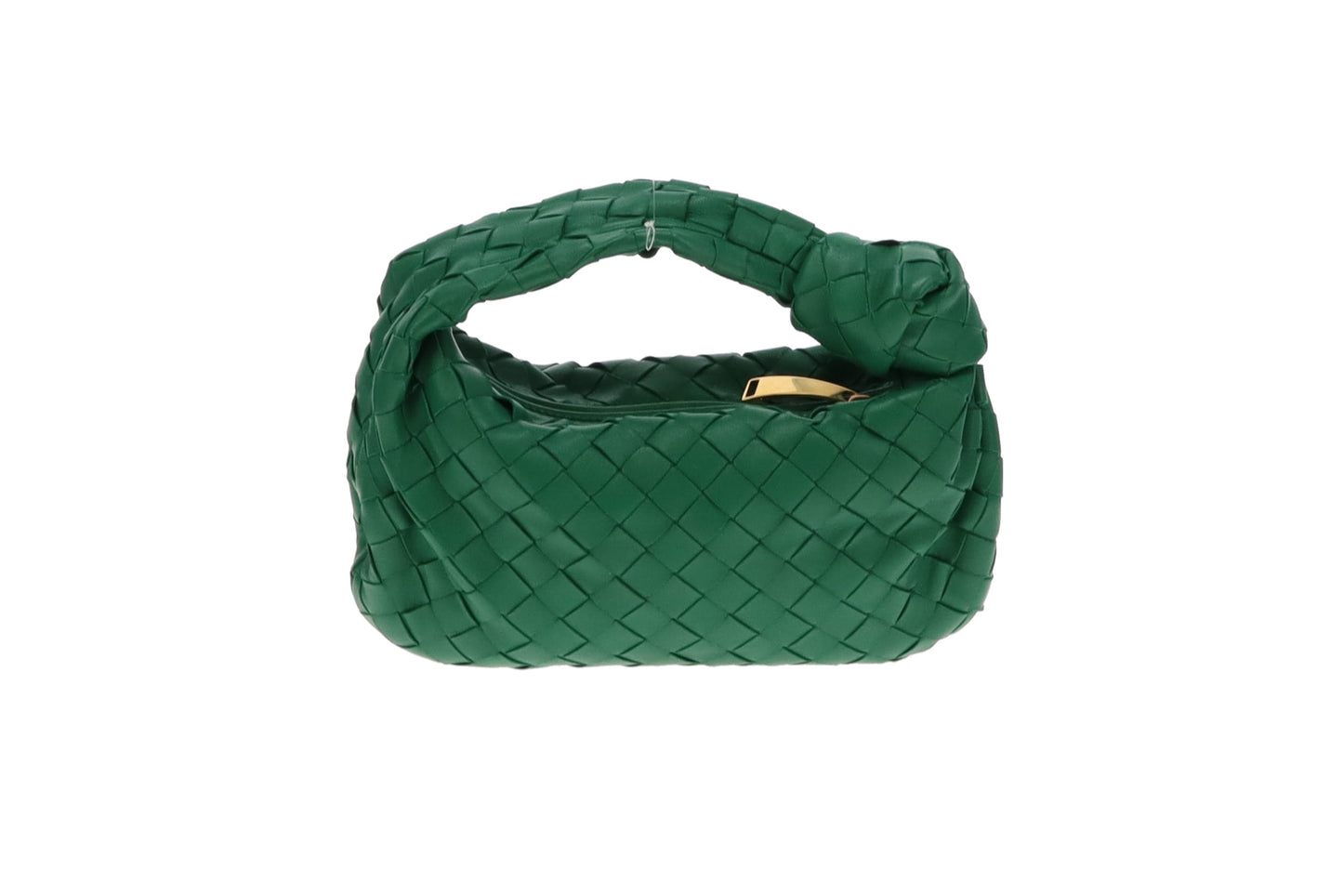 Bottega Veneta Green Lambskin Intrecciato Mini Jodie