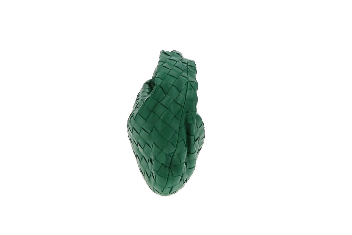 Bottega Veneta Green Lambskin Intrecciato Mini Jodie