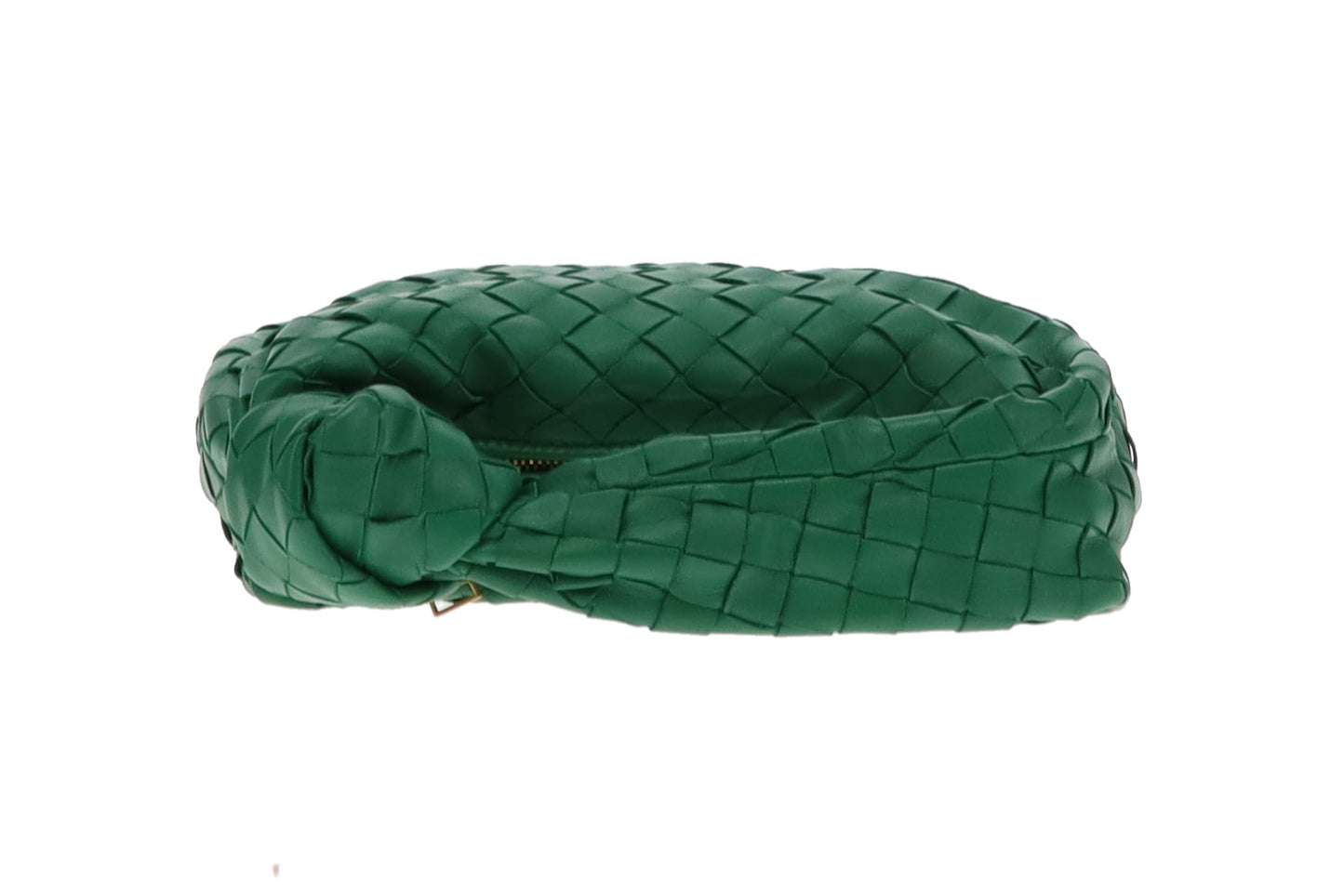 Bottega Veneta Green Lambskin Intrecciato Mini Jodie