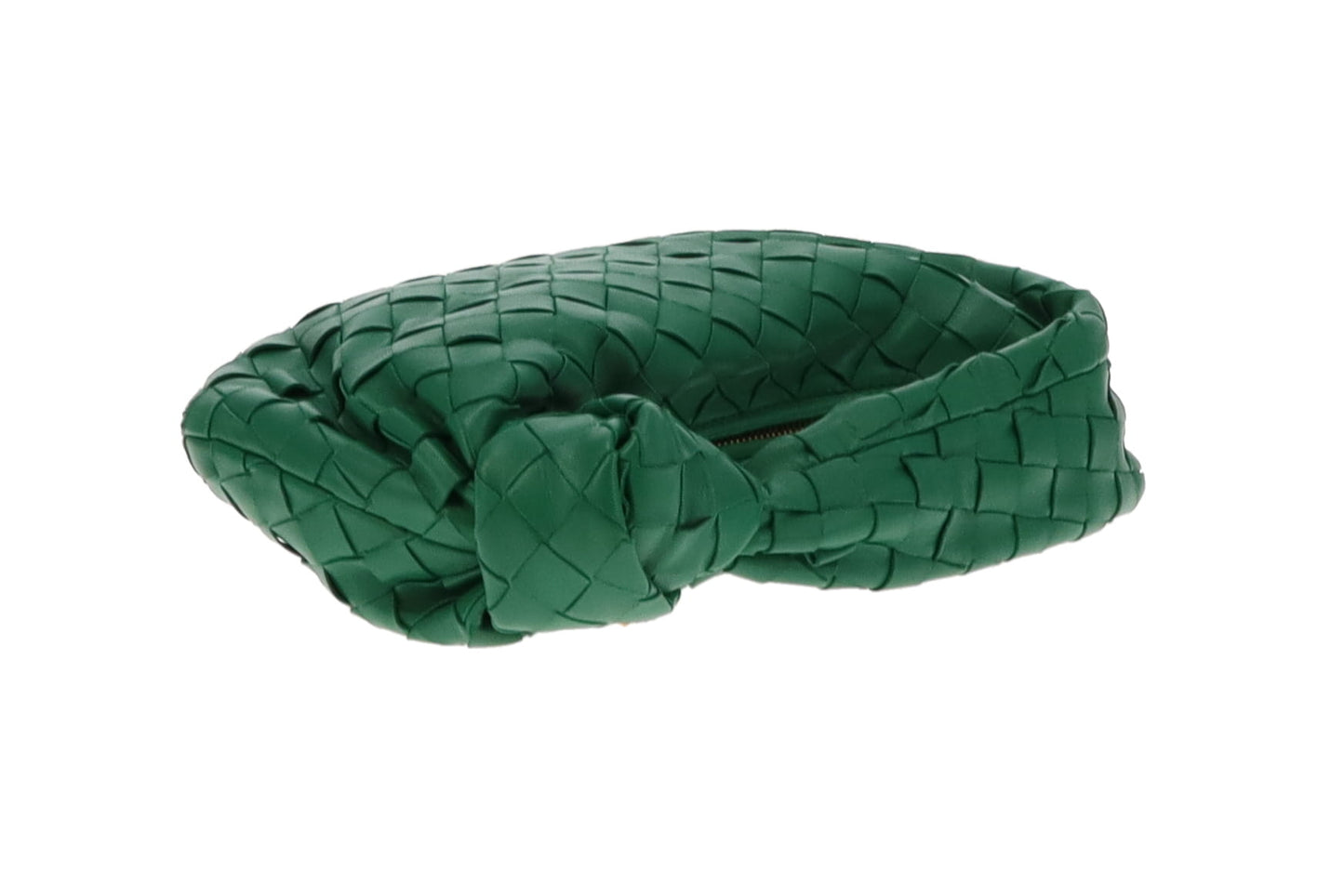 Bottega Veneta Green Lambskin Intrecciato Mini Jodie