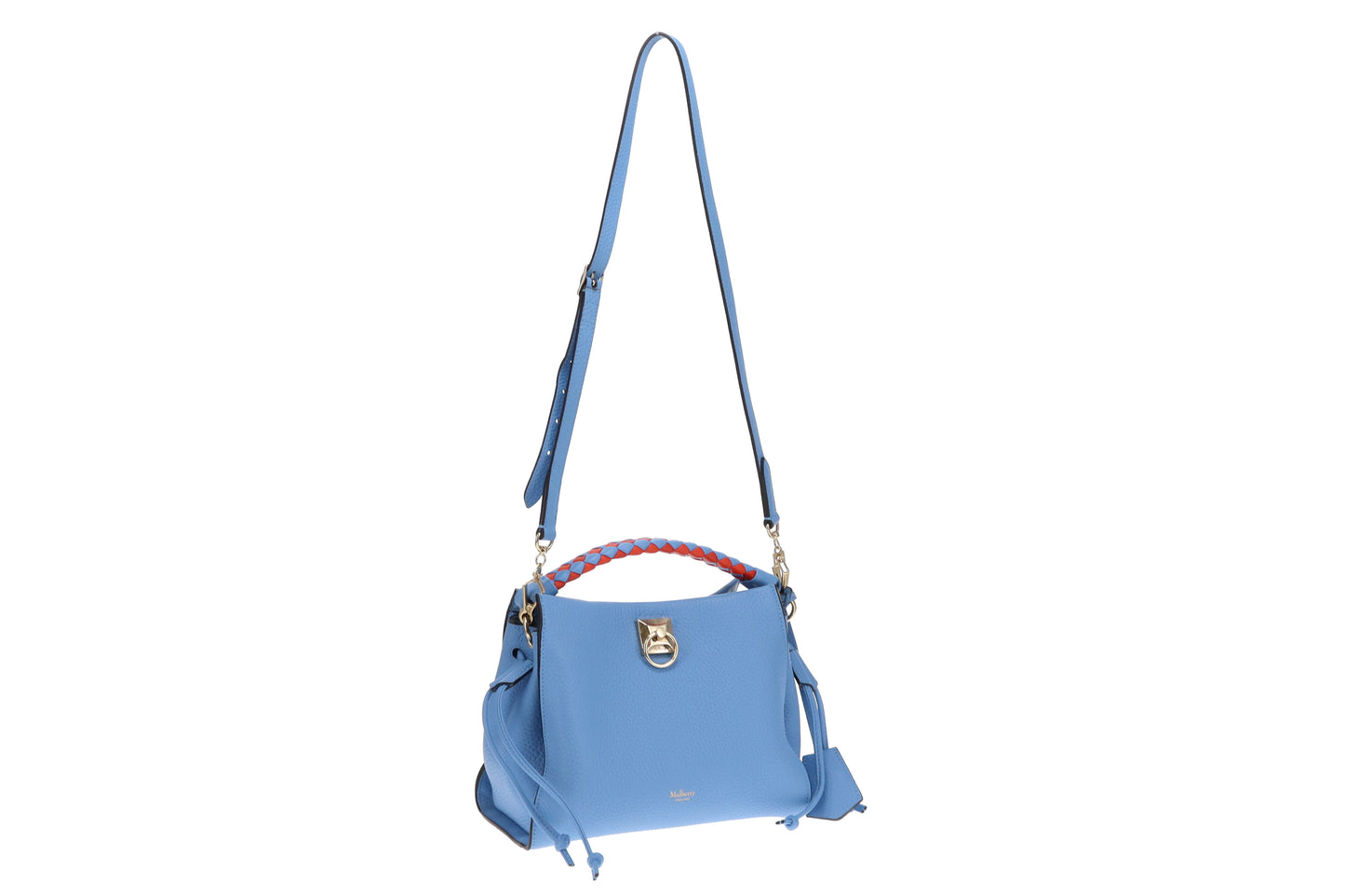 Mulberry Small Iris Cornflower Blue (With Extra Top Handle)