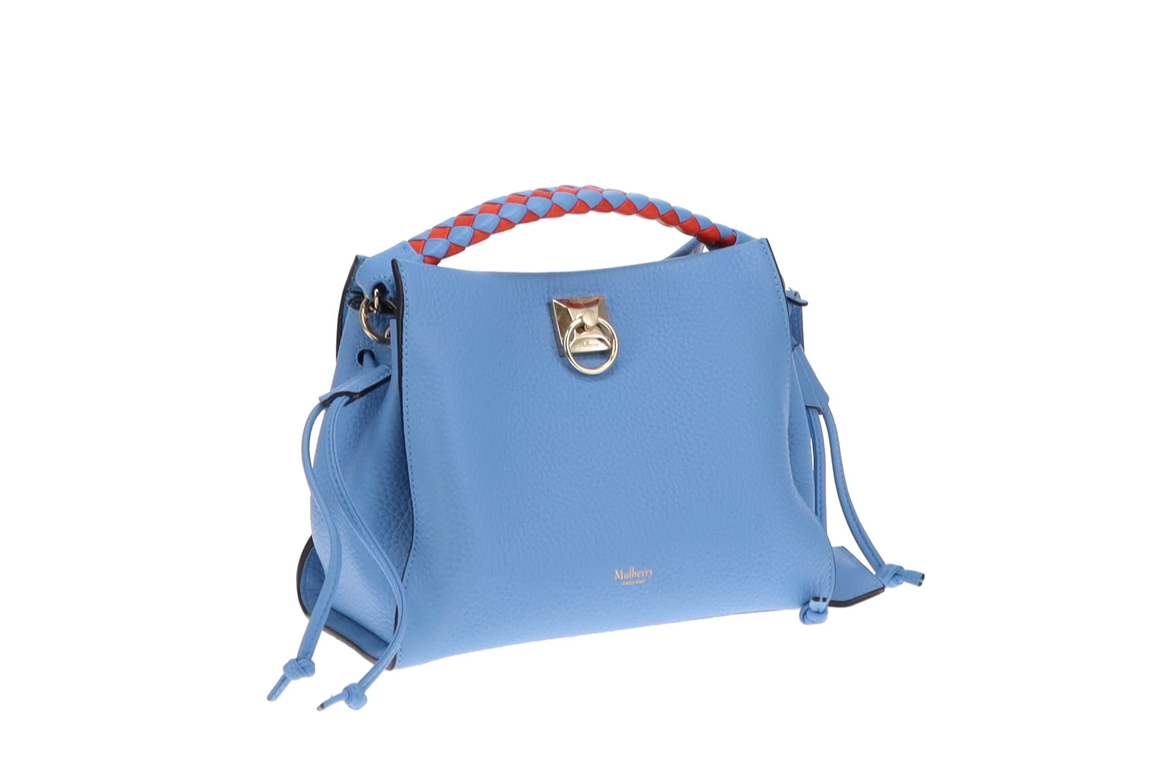 Blue mulberry purse sale