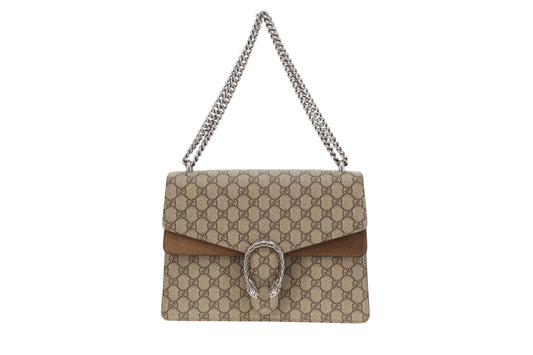 Gucci GG Supreme Classic Medium Dionysus Shoulder Bag