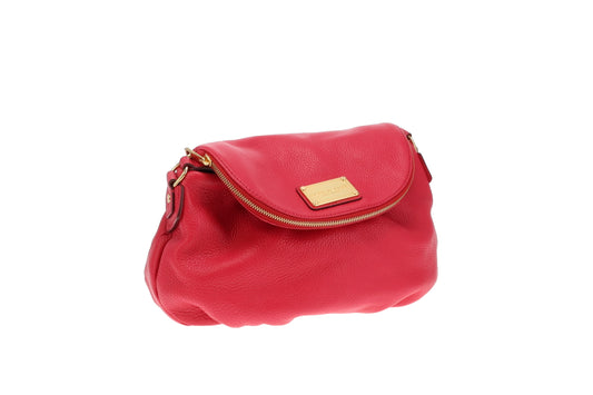 Marc Jacobs Hot Pink Leather Classic Q Natasha Crossbody