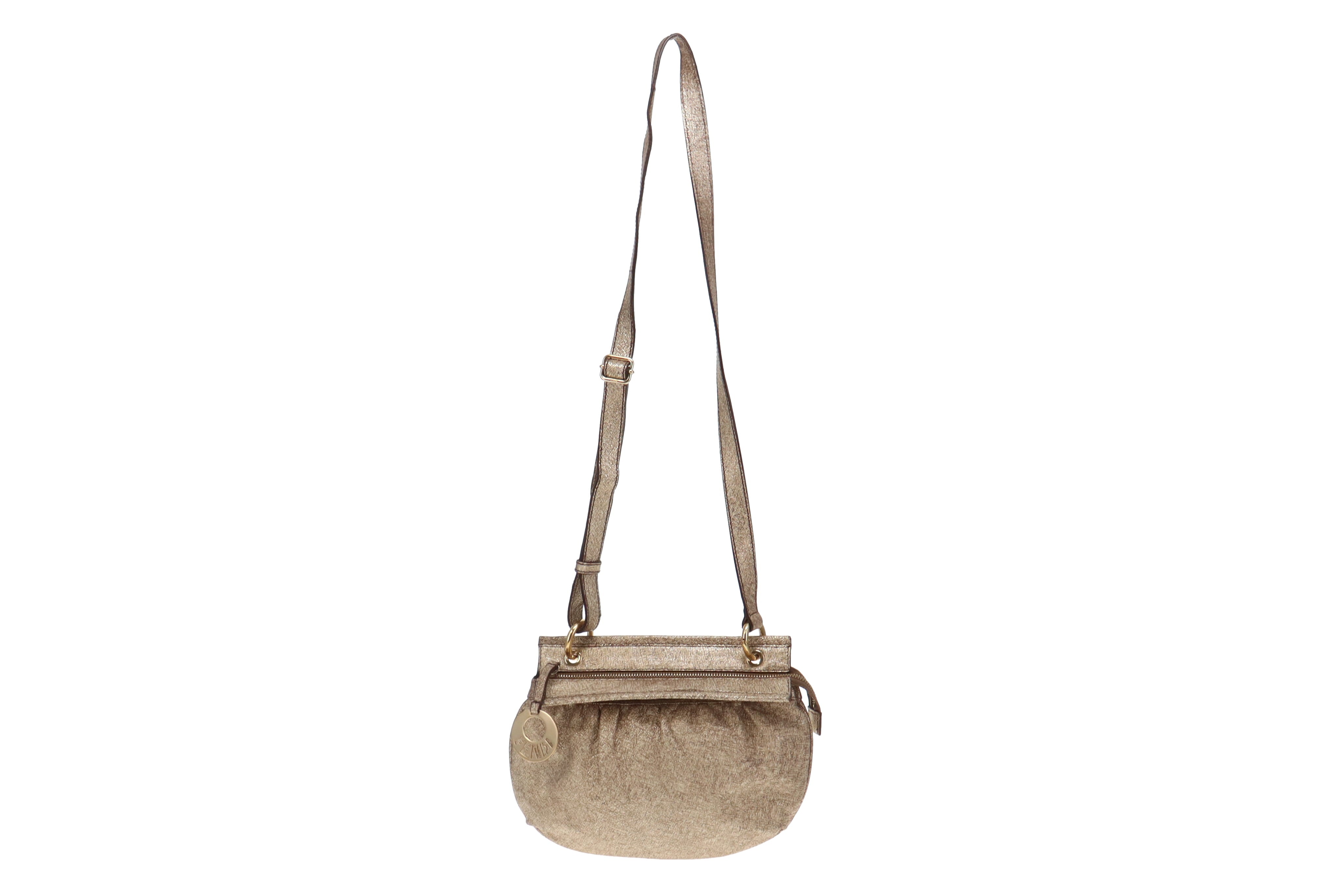 Metallic crossbody outlet