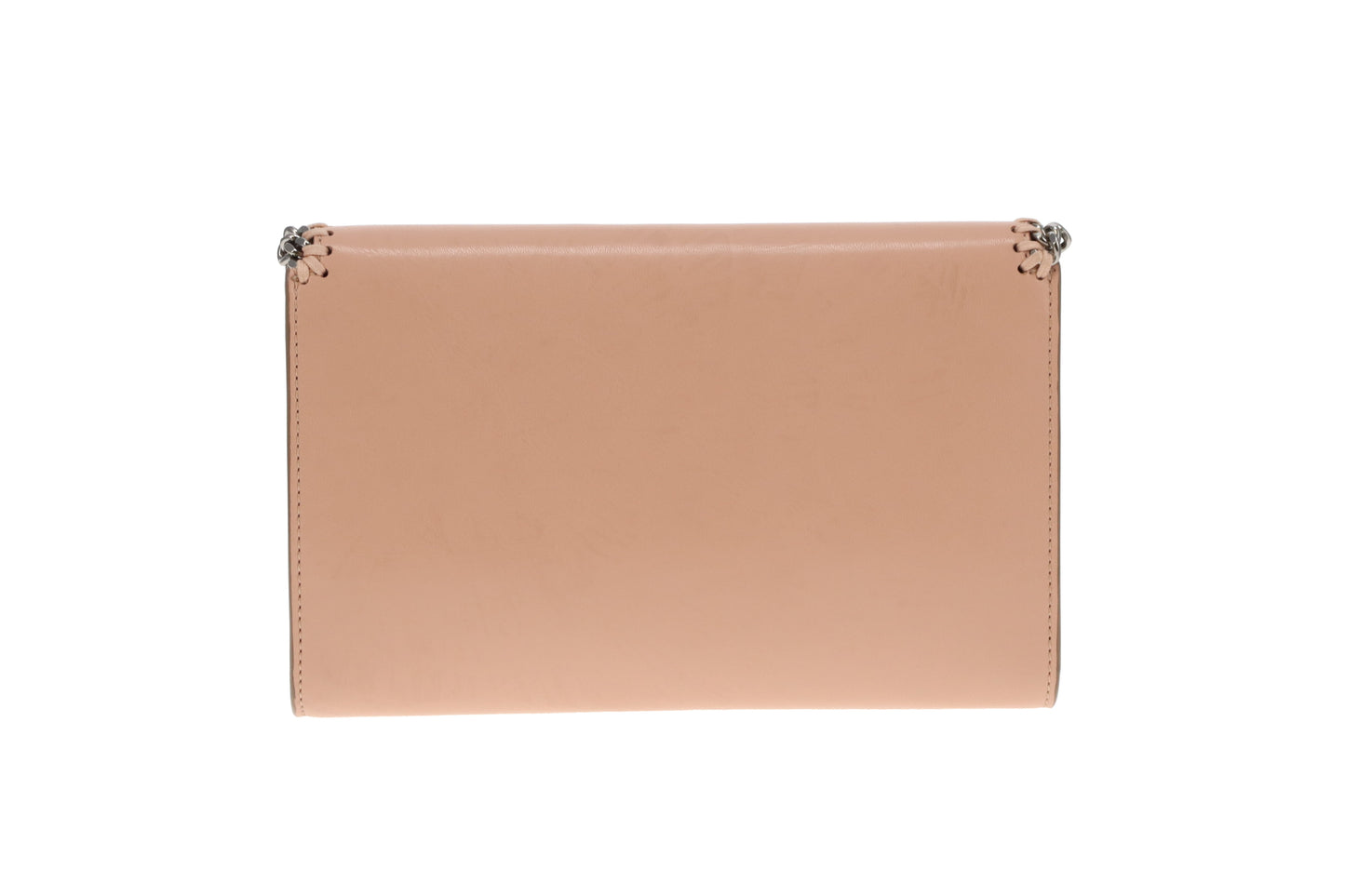 Stella McCartney Beige Faux Leather Clutch on Chain