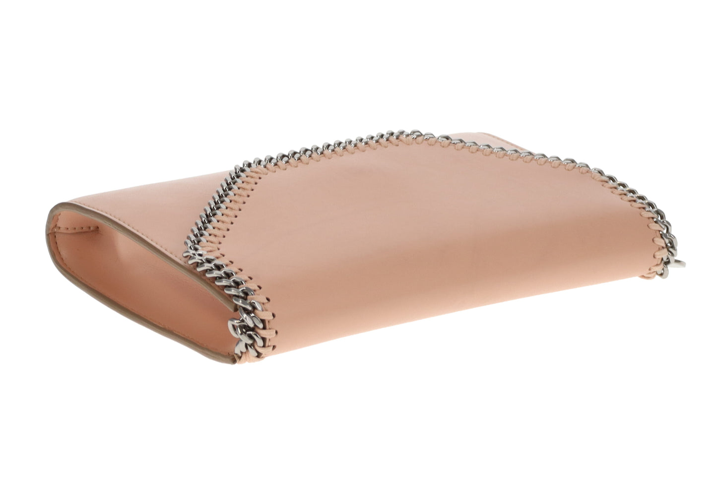 Stella McCartney Beige Faux Leather Clutch on Chain