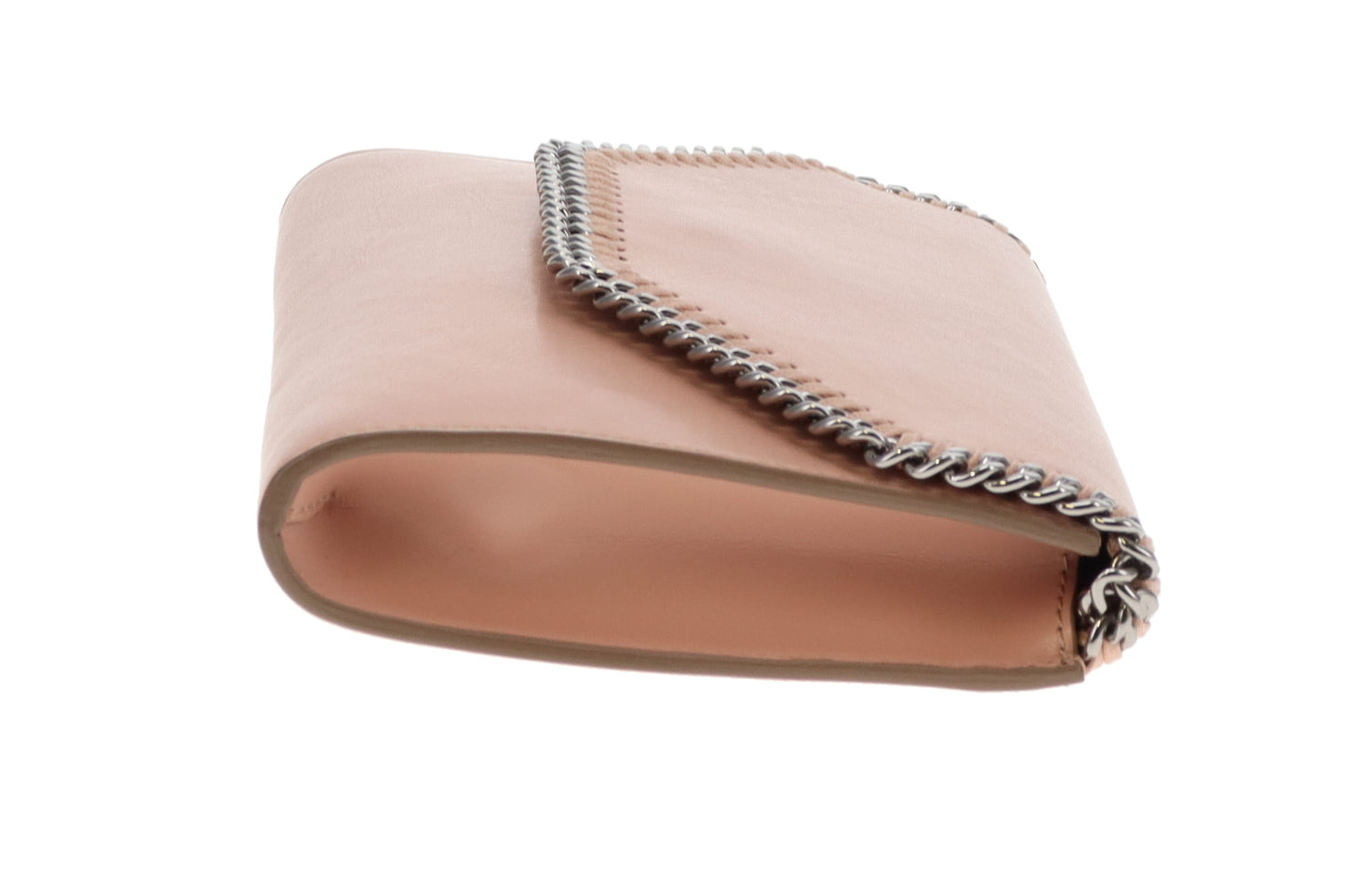 Stella McCartney Beige Faux Leather Clutch on Chain