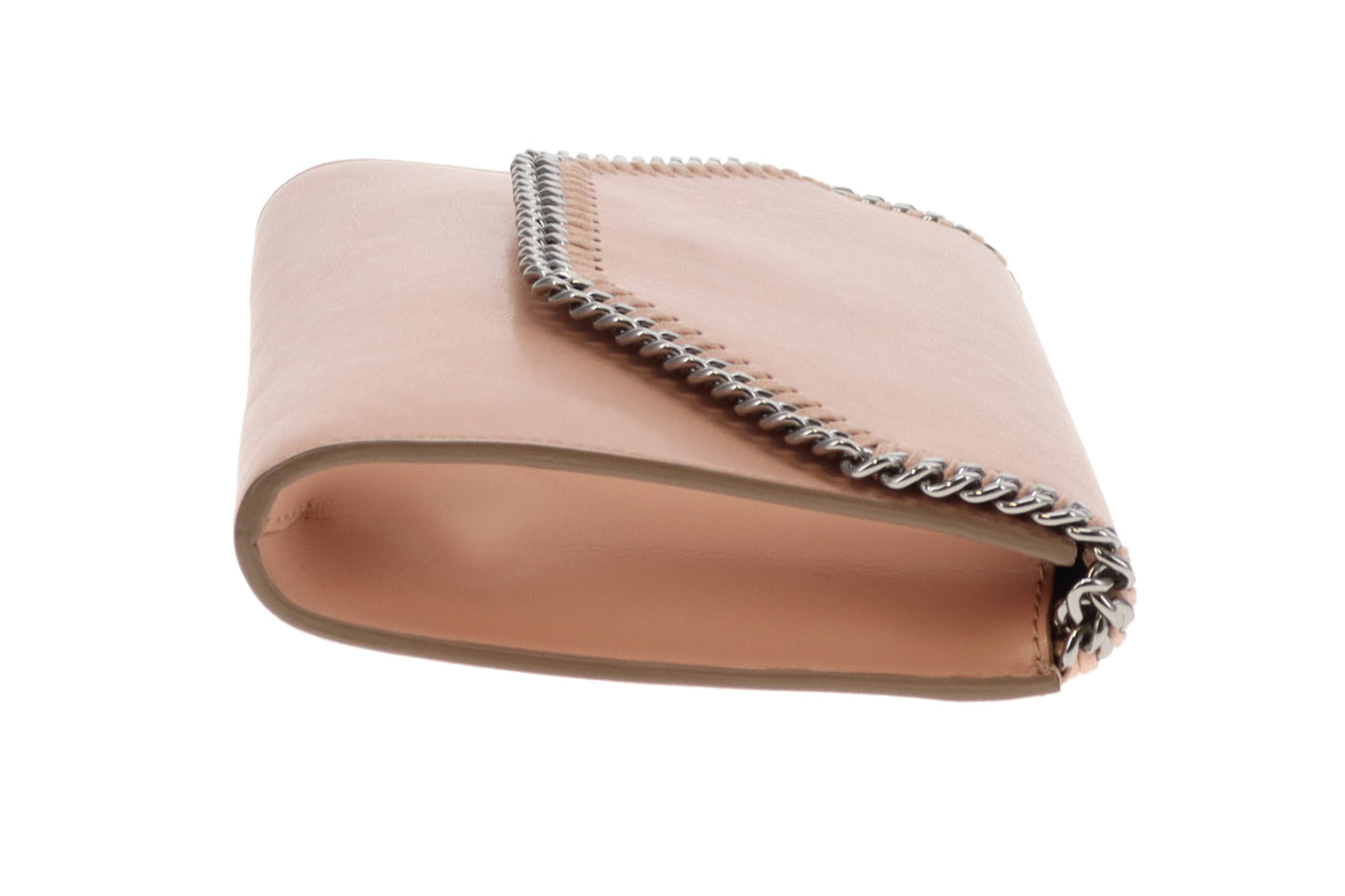 Stella McCartney Beige Faux Leather Clutch on Chain