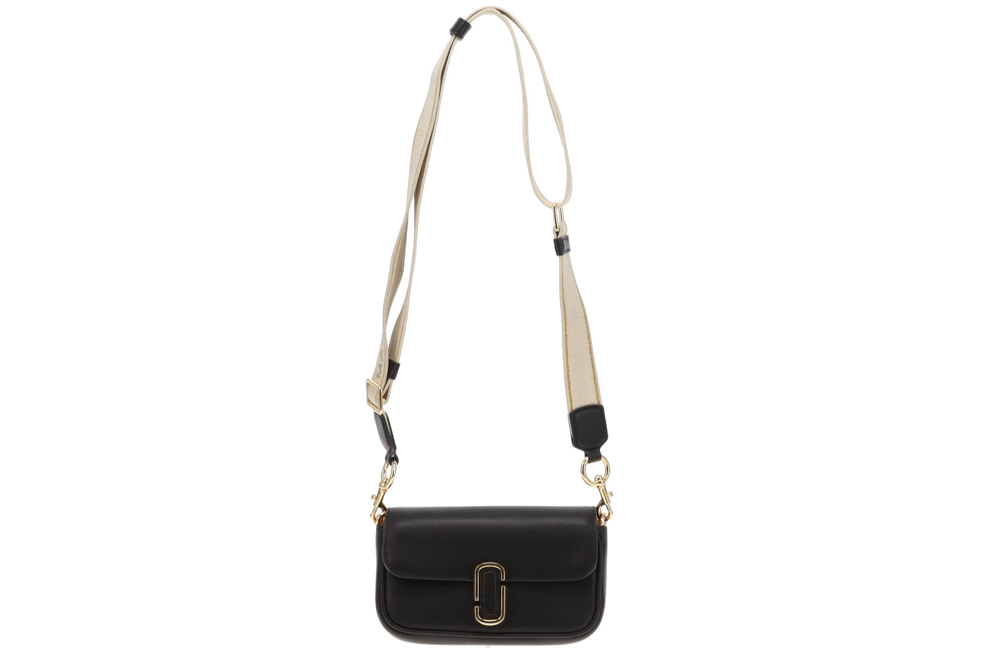 Marc Jacobs The J Marc Soft Shoulder Bag Black