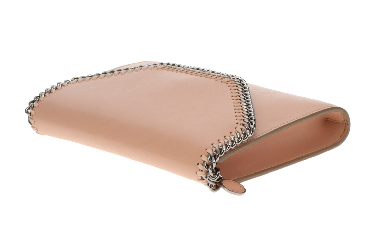 Stella McCartney Beige Faux Leather Clutch on Chain