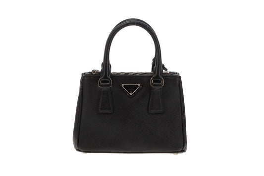 Prada Black Saffiano and SHW Mini Galleria Tote RRP €3300