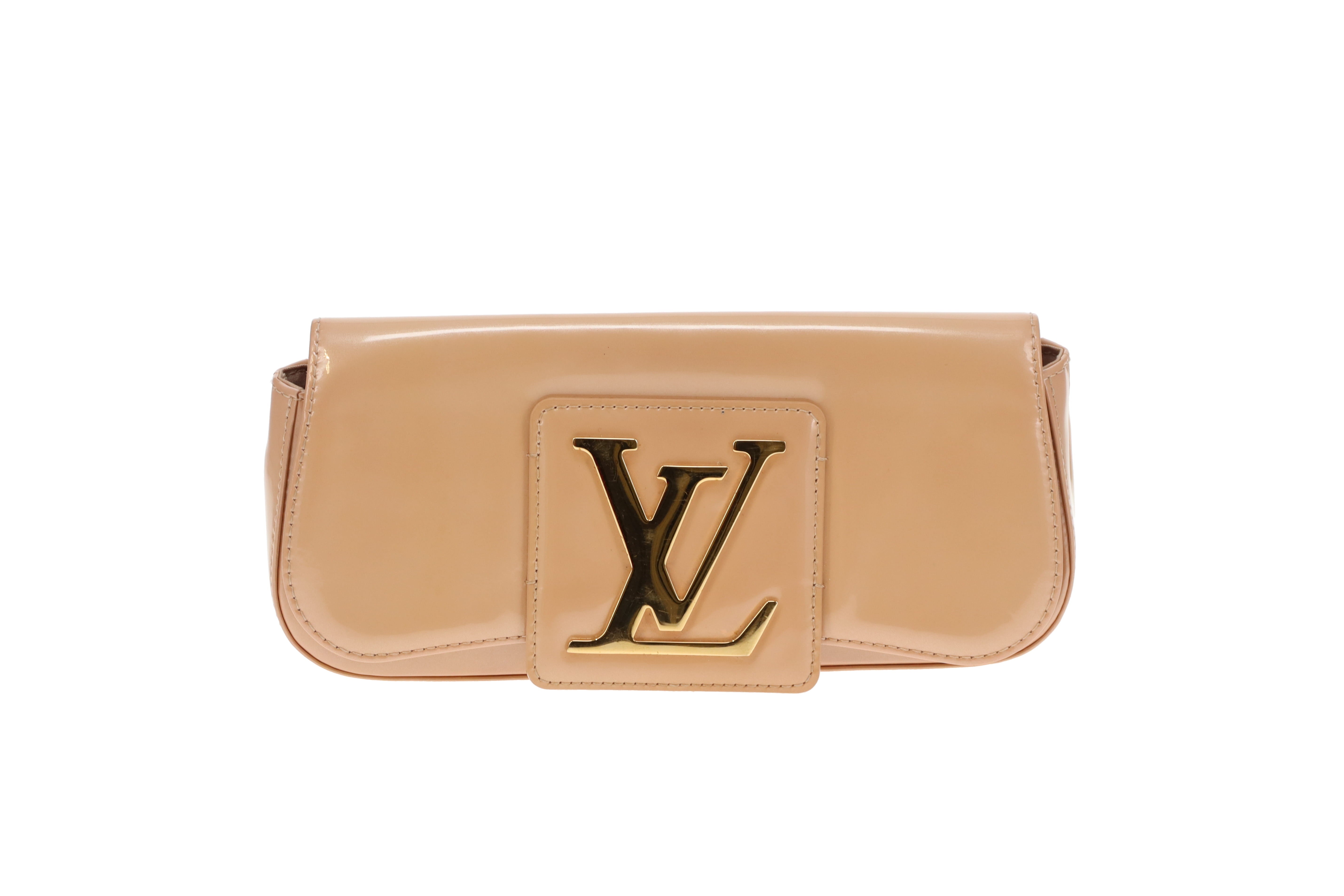 Louis Vuitton Beige Vernis Sobe Clutch Designer Exchange Ltd