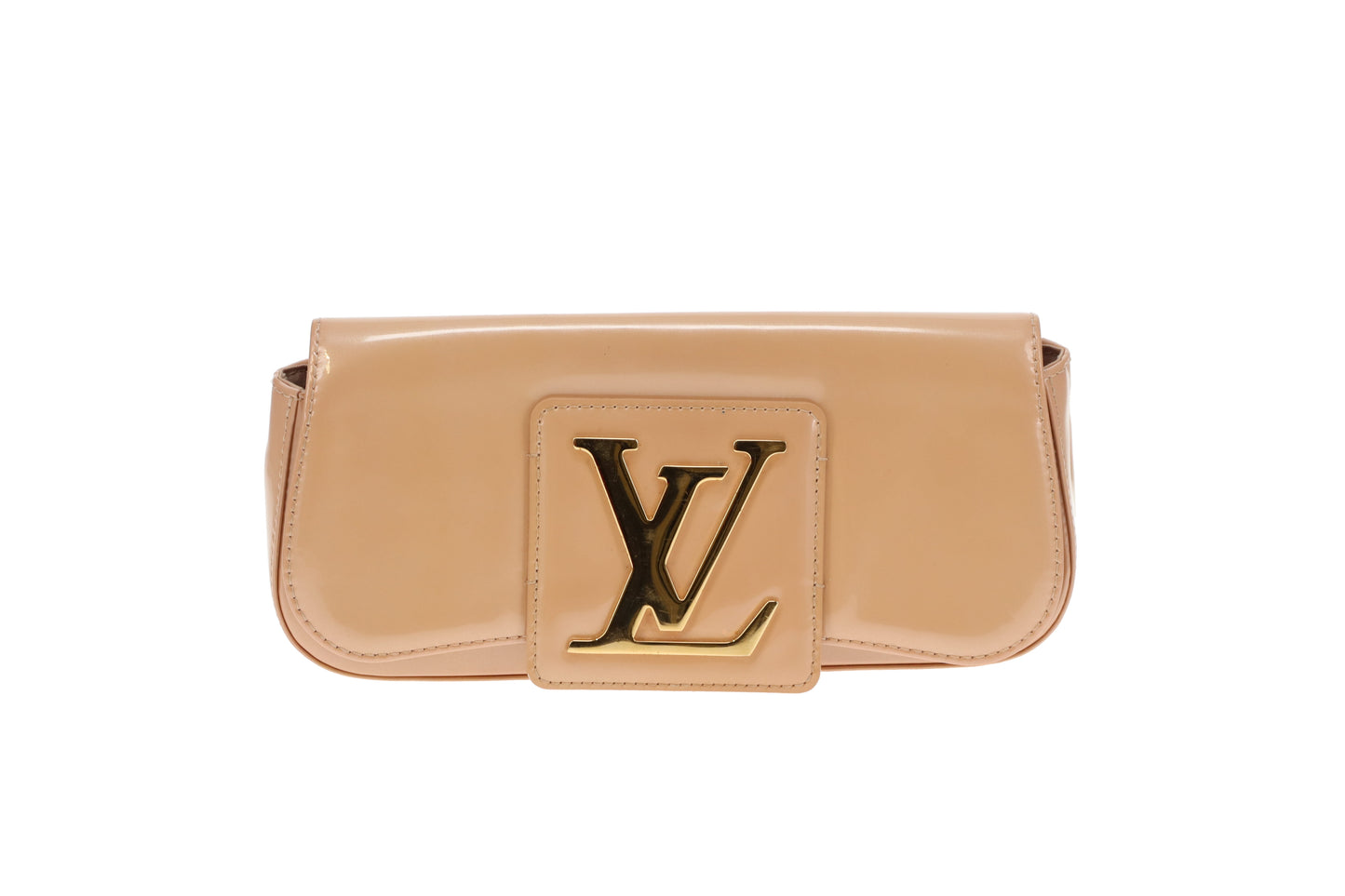 Louis Vuitton Beige Vernis Sobe Clutch