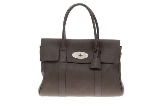 Mulberry Bayswater Grey Classic Heavy Grain Leather SH RRP €1,495