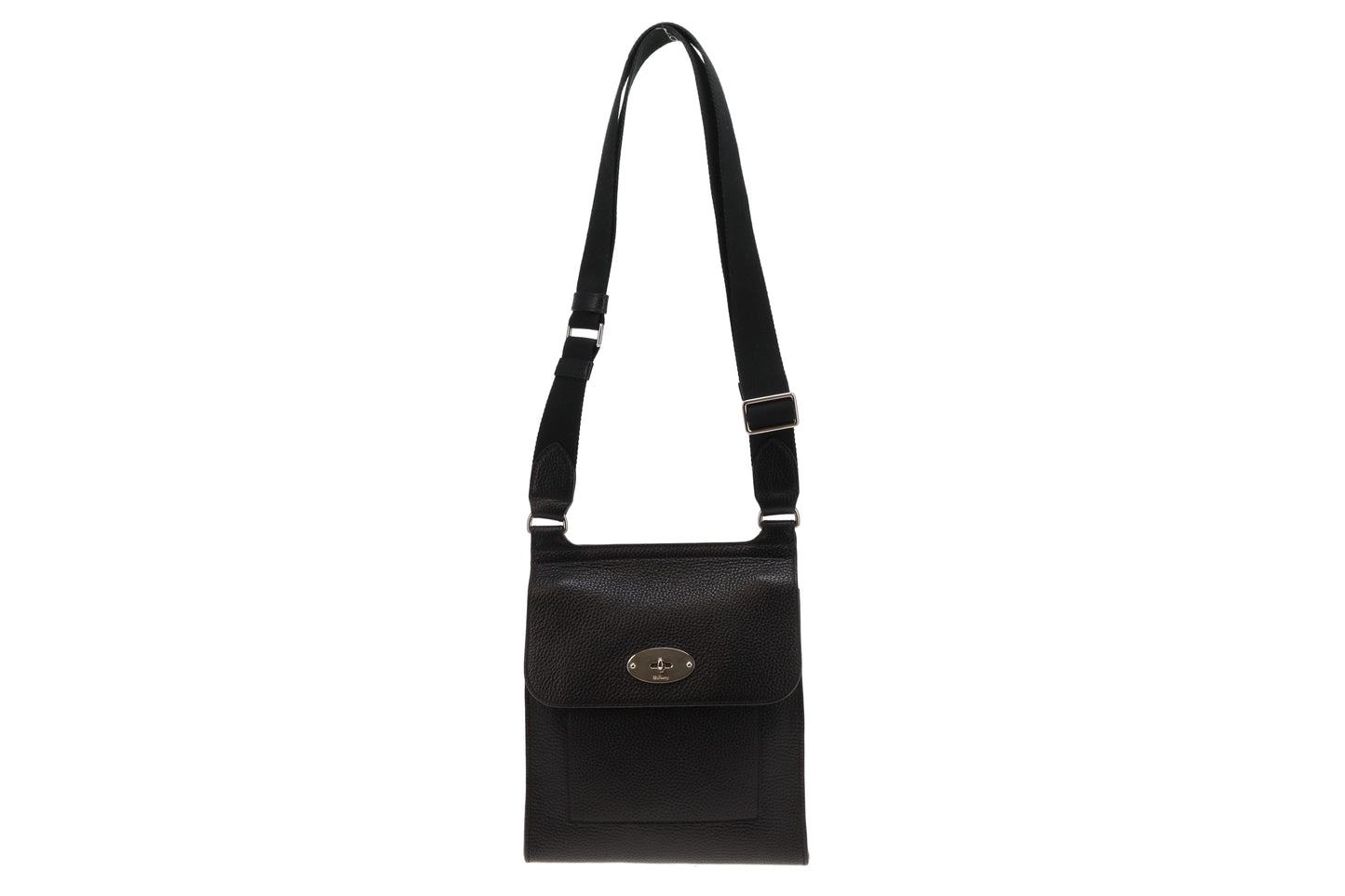 Mulberry Antony New Model Regular Black Small Classic Grain Leather SH RRP €845