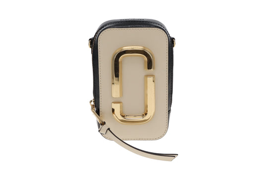 Marc Jacobs Beige and Black Hotshot Camera Bag